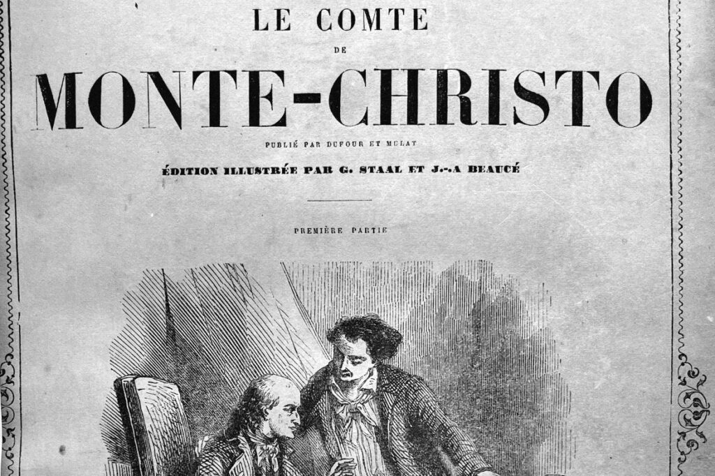 Le comte de Monte Cristo, vieille édition